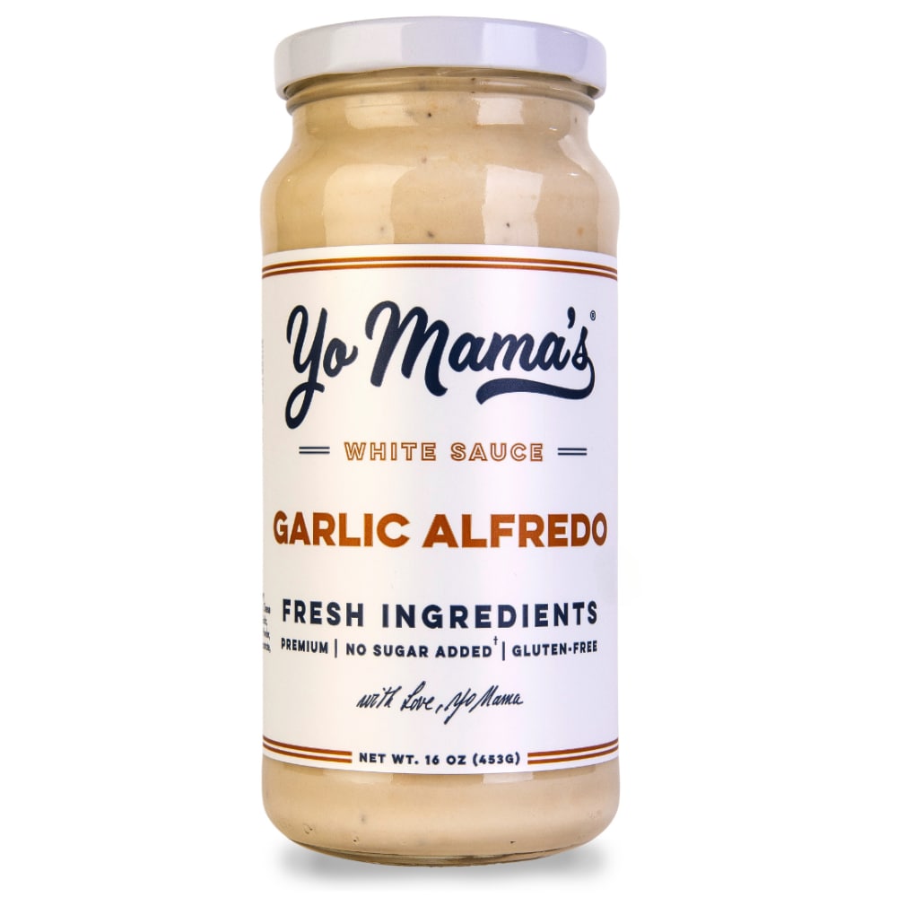 Yo Mama’s® Roasted Garlic Alfredo Sauce