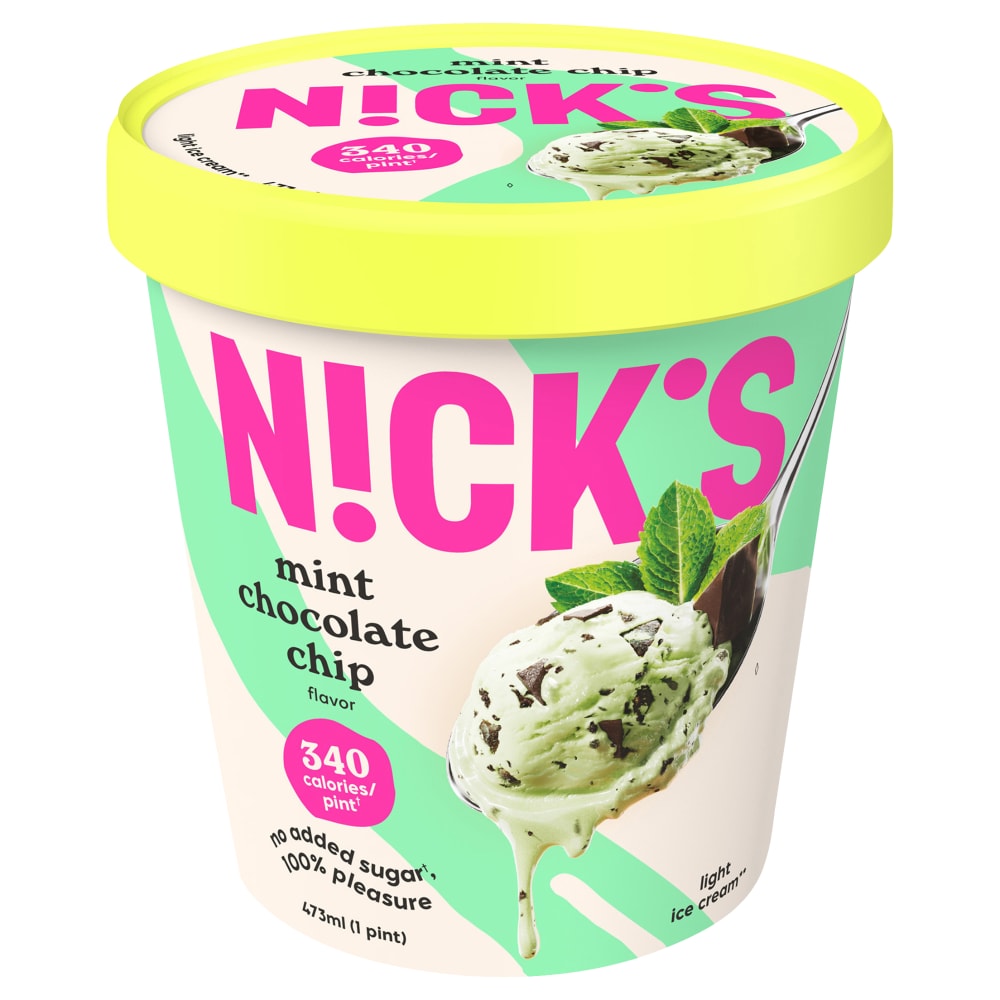 Nick’s Mint Chokladchip Light Ice Cream Pint