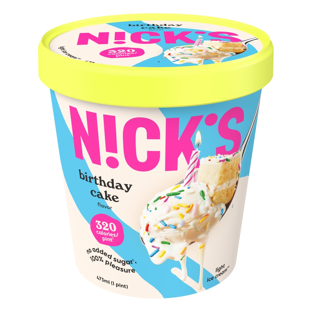 Nick’s Birthday Cake Light Ice Cream Pint