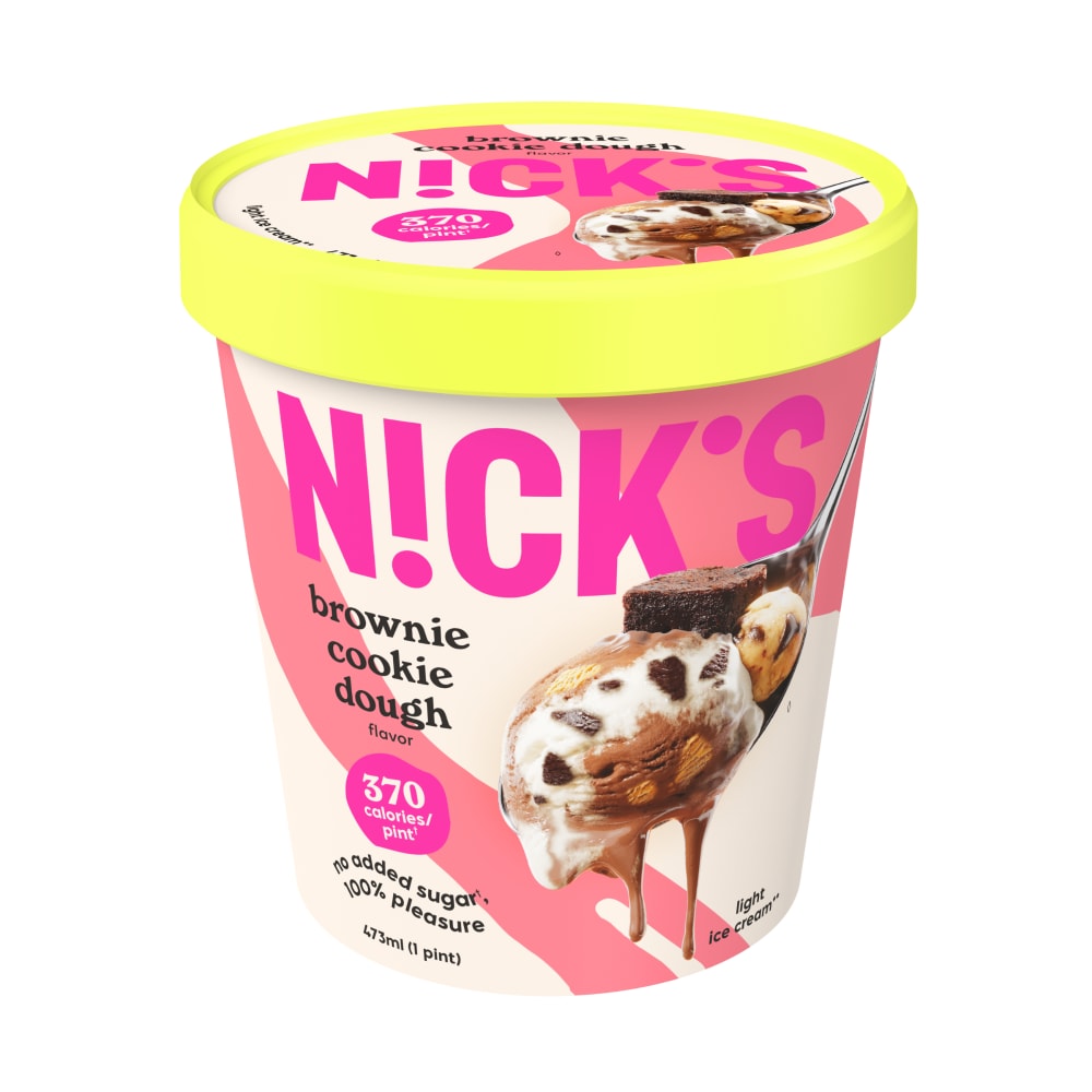 N!ck’s Brownie Cookie Dough Ice Cream