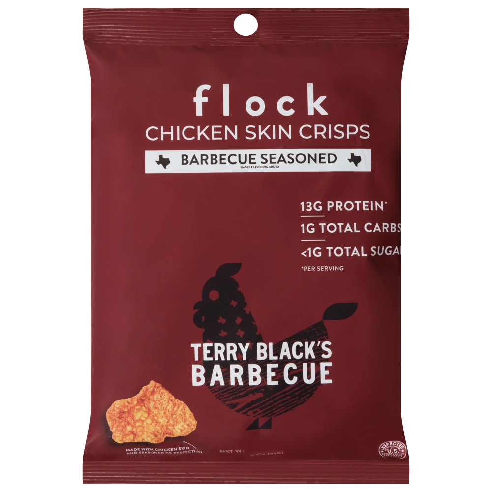 Flock Terry Black’s Barbeque Chicken Skin Crisps