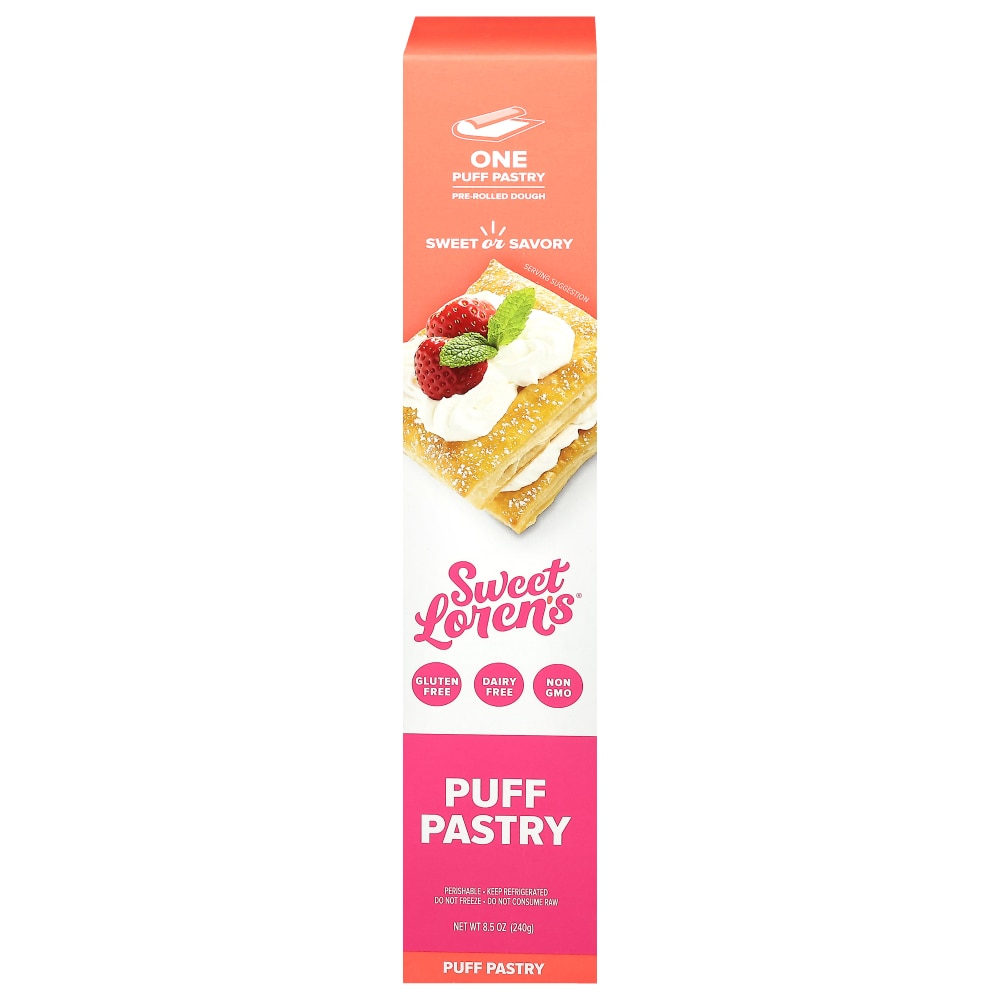 Sweet Loren’s® Gluten Free & Vegan Flaky Puff Pastry Dough