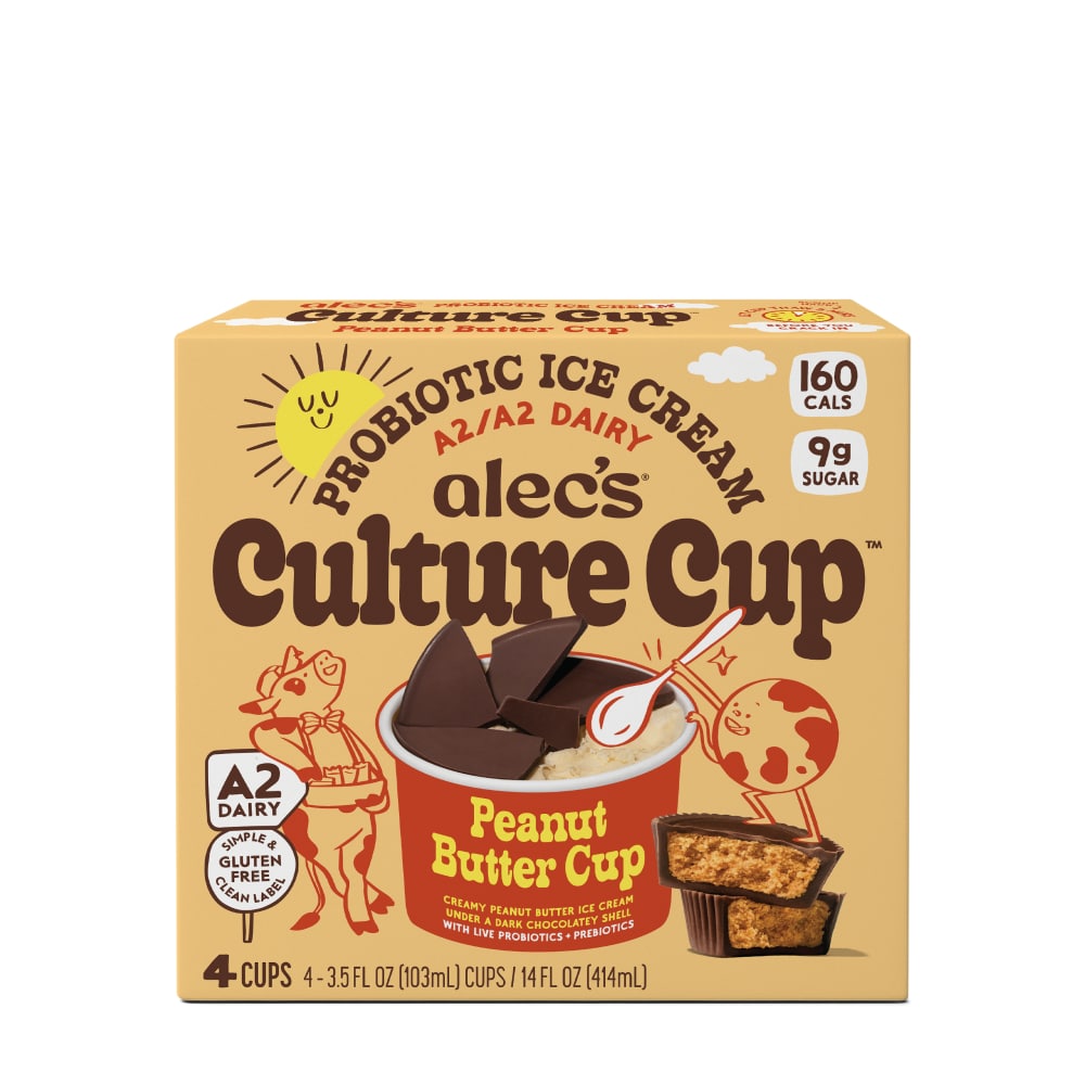 Alec’s® Culture Cup Peanut Butter Probiotic Ice Cream