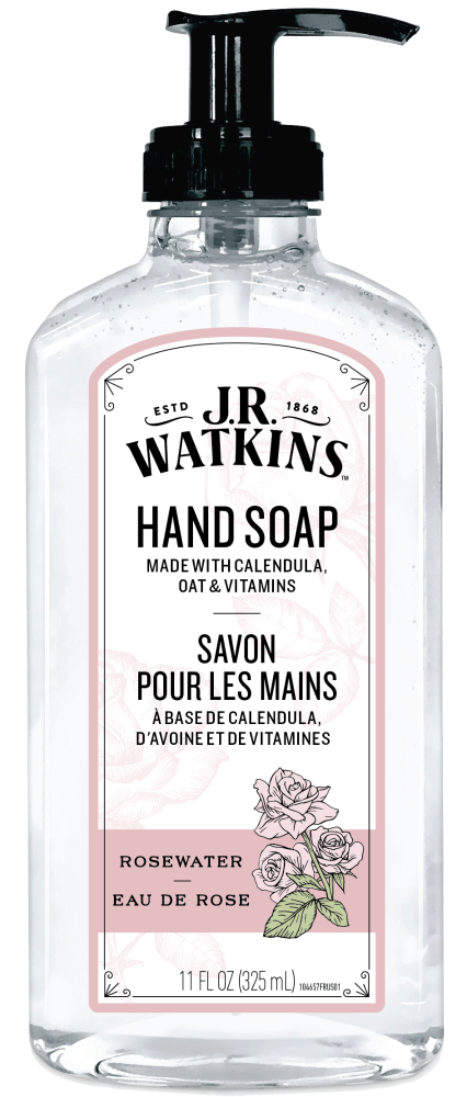 J.R. Watkins Hand Soap Gel Rosewater