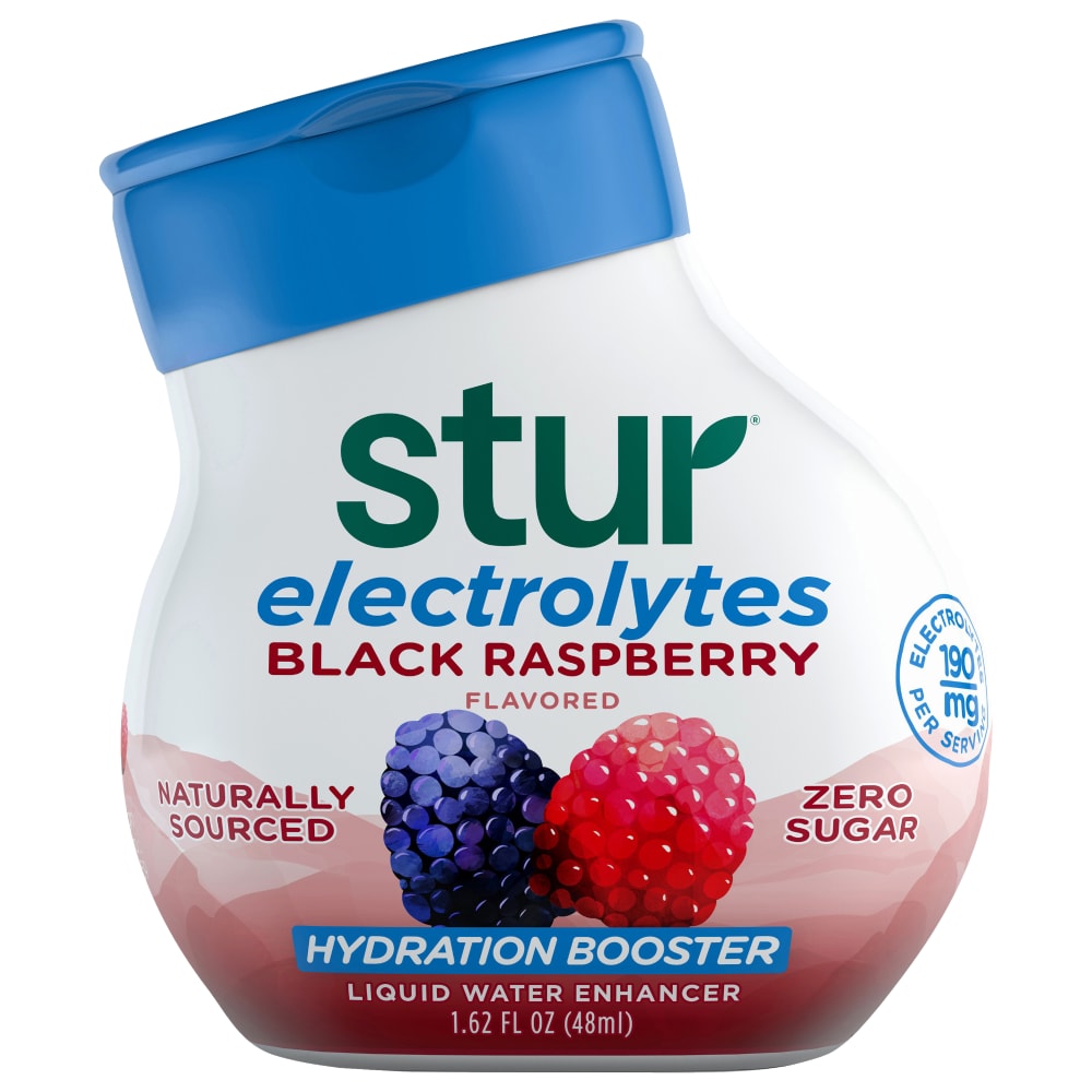 Stur® Black Raspberry Electrolytes Water Enhancer Bottle