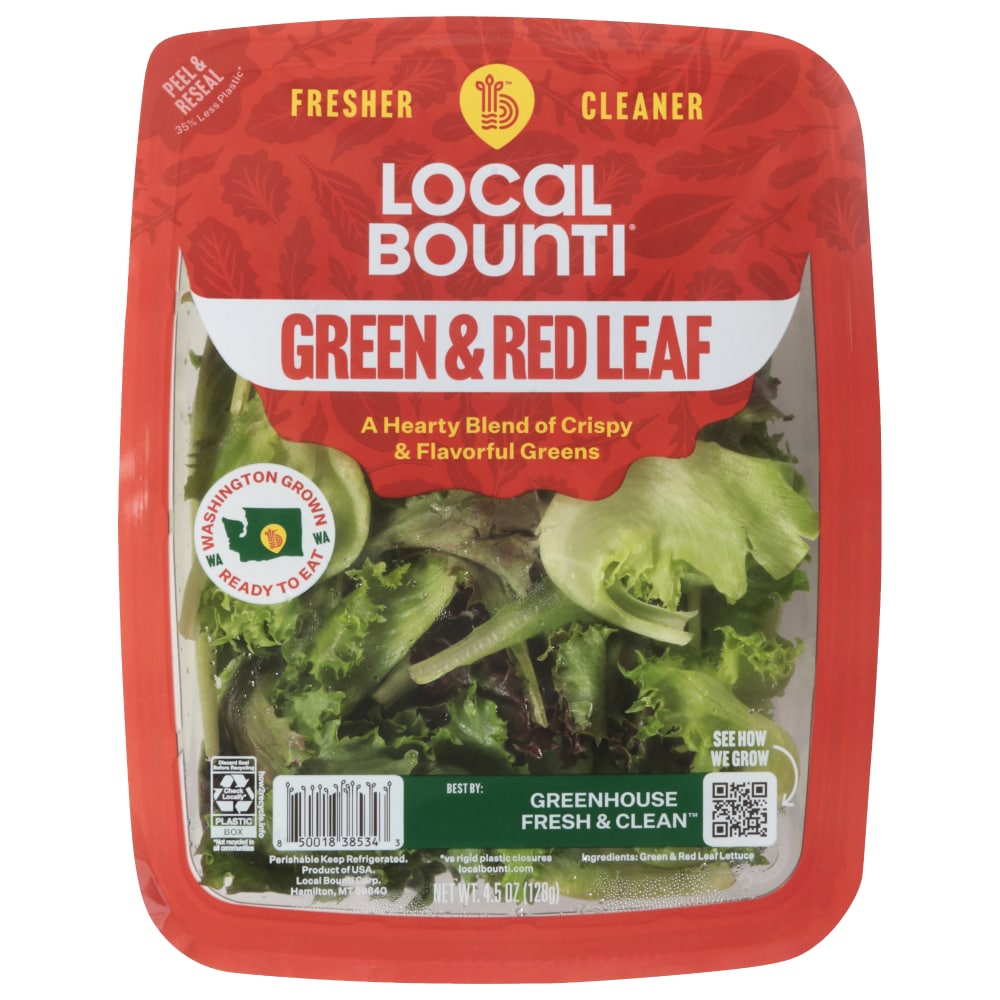 Local Bounti Red & Green Baby Leaf 4.5 oz