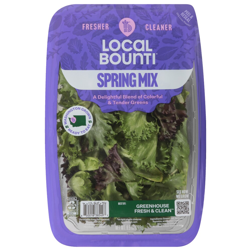 Local Bounti Spring Mix Baby Leaf 9.5 oz