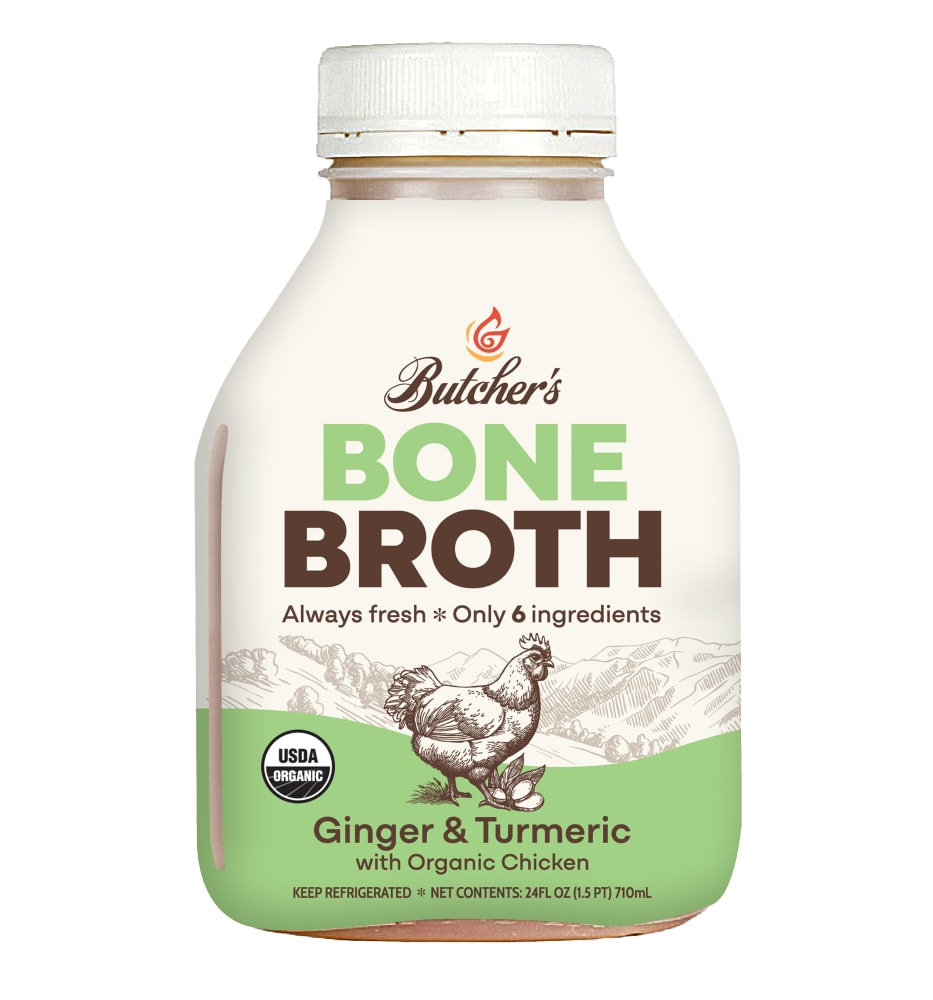 Butcher’s Bone Broth Organic Ginger & Tumeric
