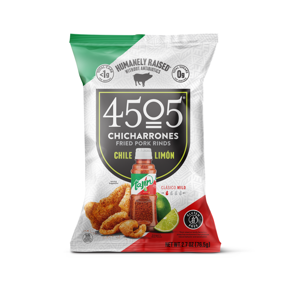 4505® Tajin® Chile Limon Flavor Chicharrones Fried Pork Rinds