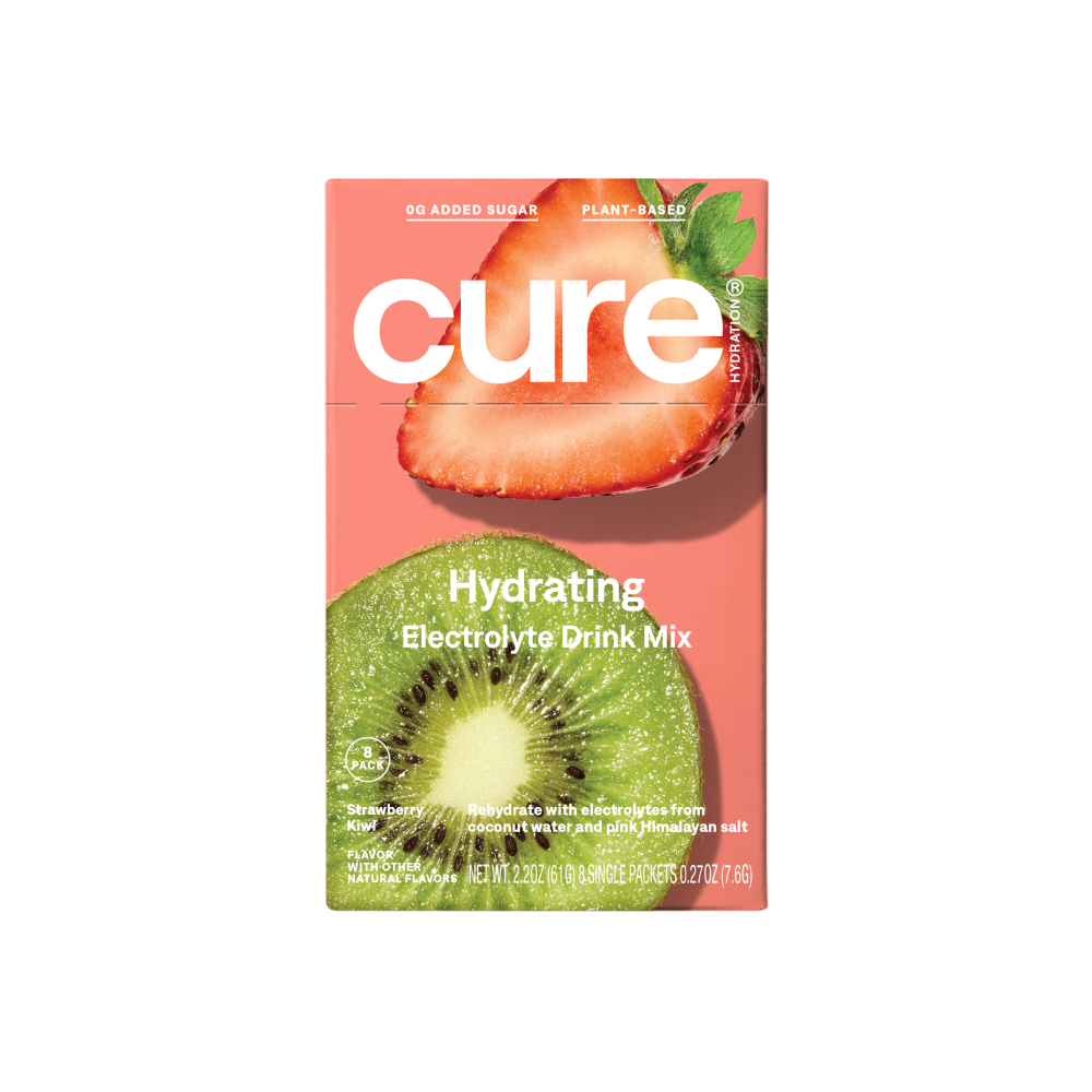 Cure Hydration ® Mix – 8 Serving Box – Strawberry Kiwi