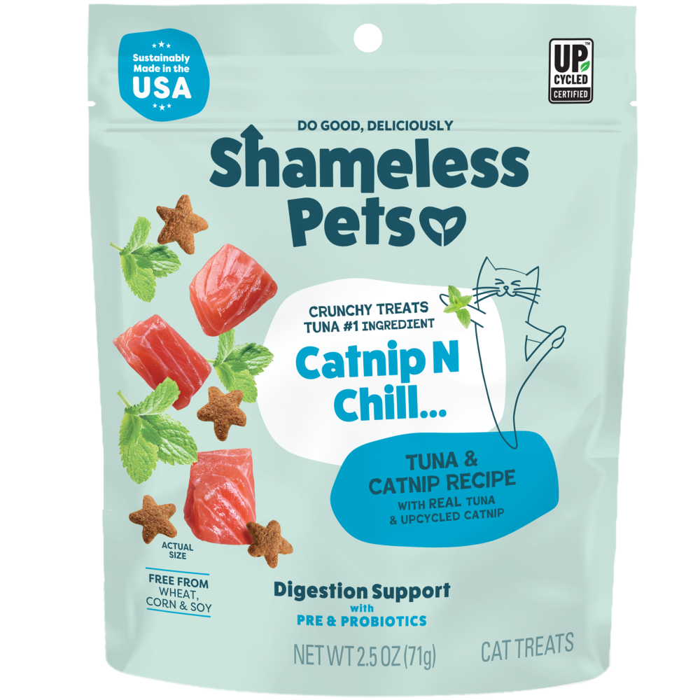 Shameless Pets Catnip N Chill Tuna Crunchy Cat Treats