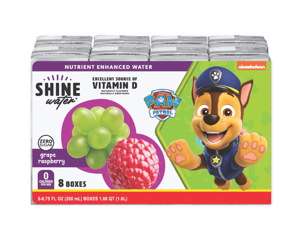 ShineWater® Grape Raspberry Paw Patrol™ Juice Boxes
