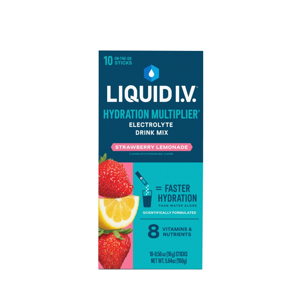 Liquid I.V.® Hydration Multiplier® Strawberry Lemonade Drink Mix Packets