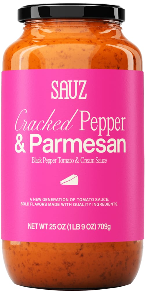 Sauz Cracked Pepper & Parmesan Tomato & Cream Sauce 25 oz