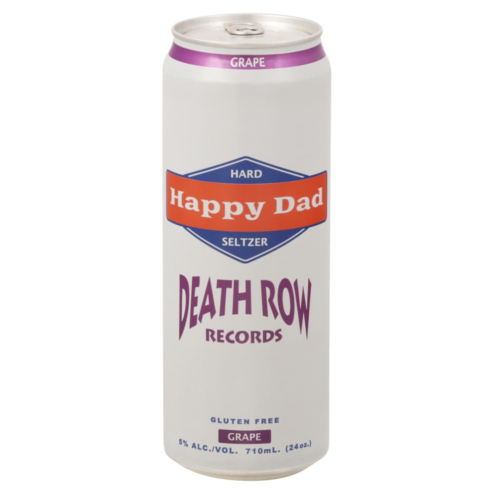 Happy Dad Death Row Records Grape Hard Seltzer Single Can