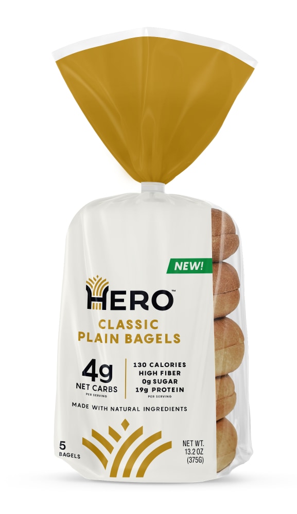 Hero Classic Plain Bagels