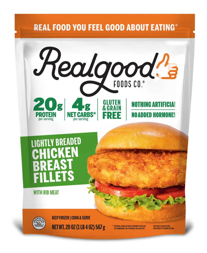 Realgood Foods Co® Lightly Breaded Chicken Breast Fillets