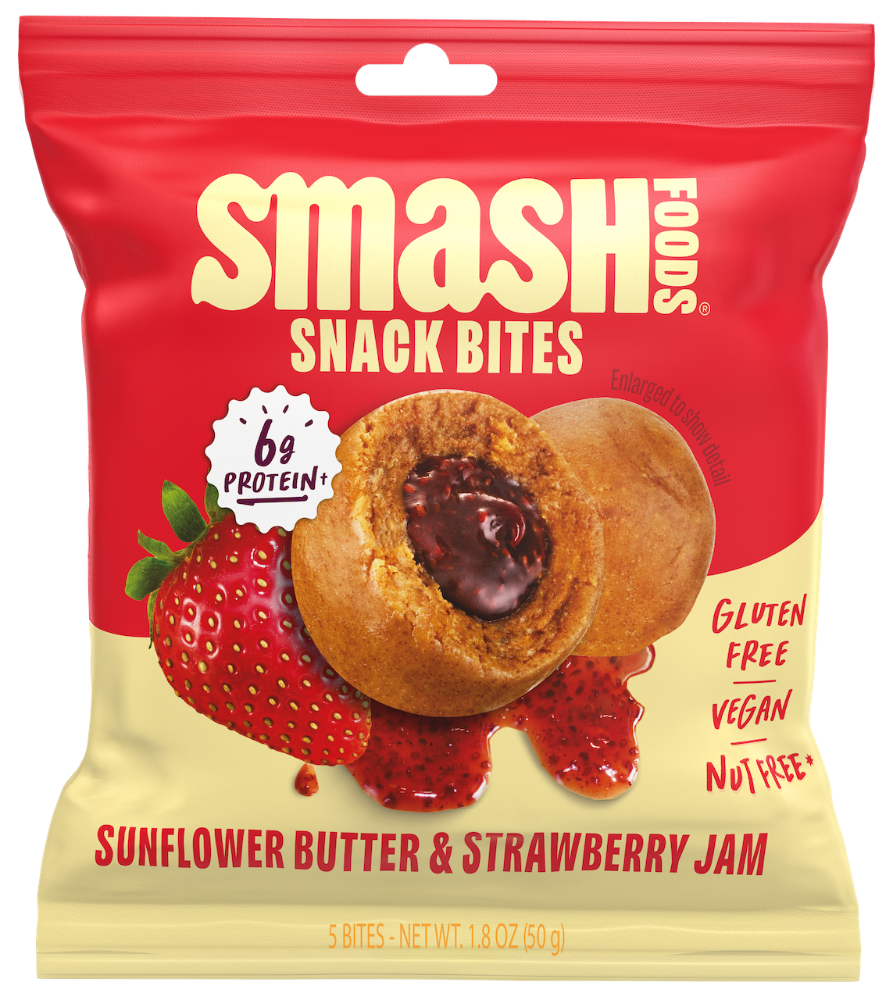 Smash Foods® Sunflower Butter & Strawberry Jam Snack Bites