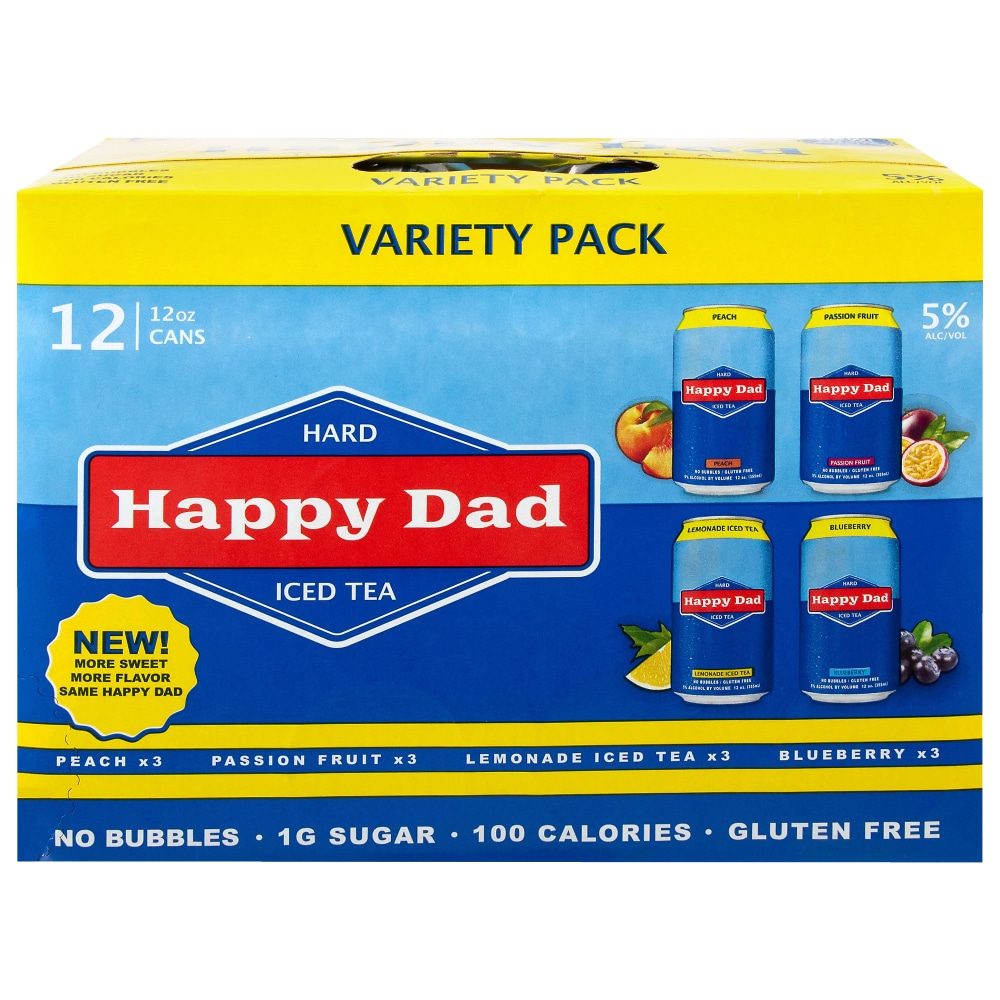 Happy Dad Hard Iced Tea Variety Pack