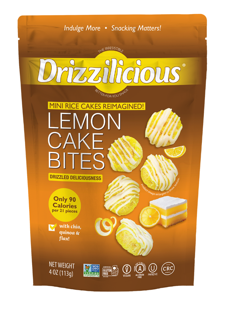 Drizzilicious® Lemon Cake Bites Mini Rice Cakes