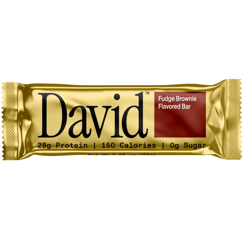 David High Protein Bars, Fudge Brownie, 28g Protein