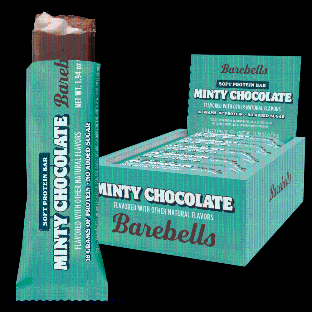 Barebells Soft Minty Chocolate Protein Bars