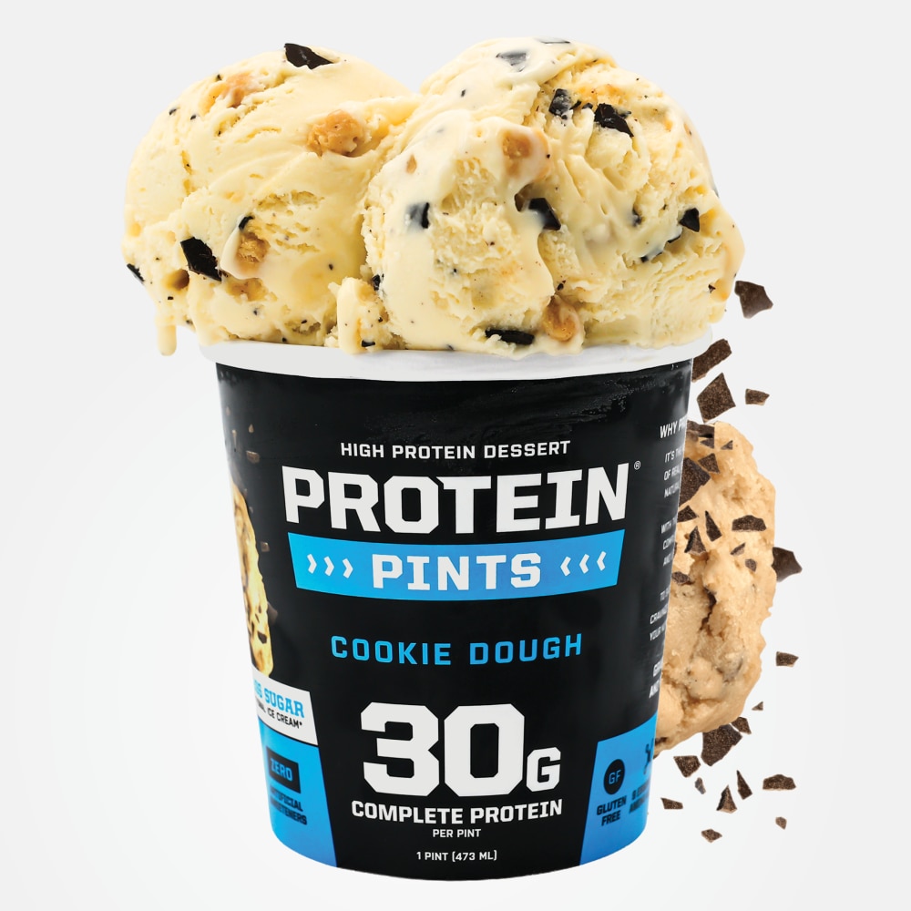 Protein Pints Cookie Dough High Protein Ice Cream Pint