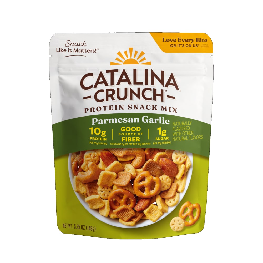Catalina Crunch Protein Snack Mix, Parmesan Garlic, 5.25 oz