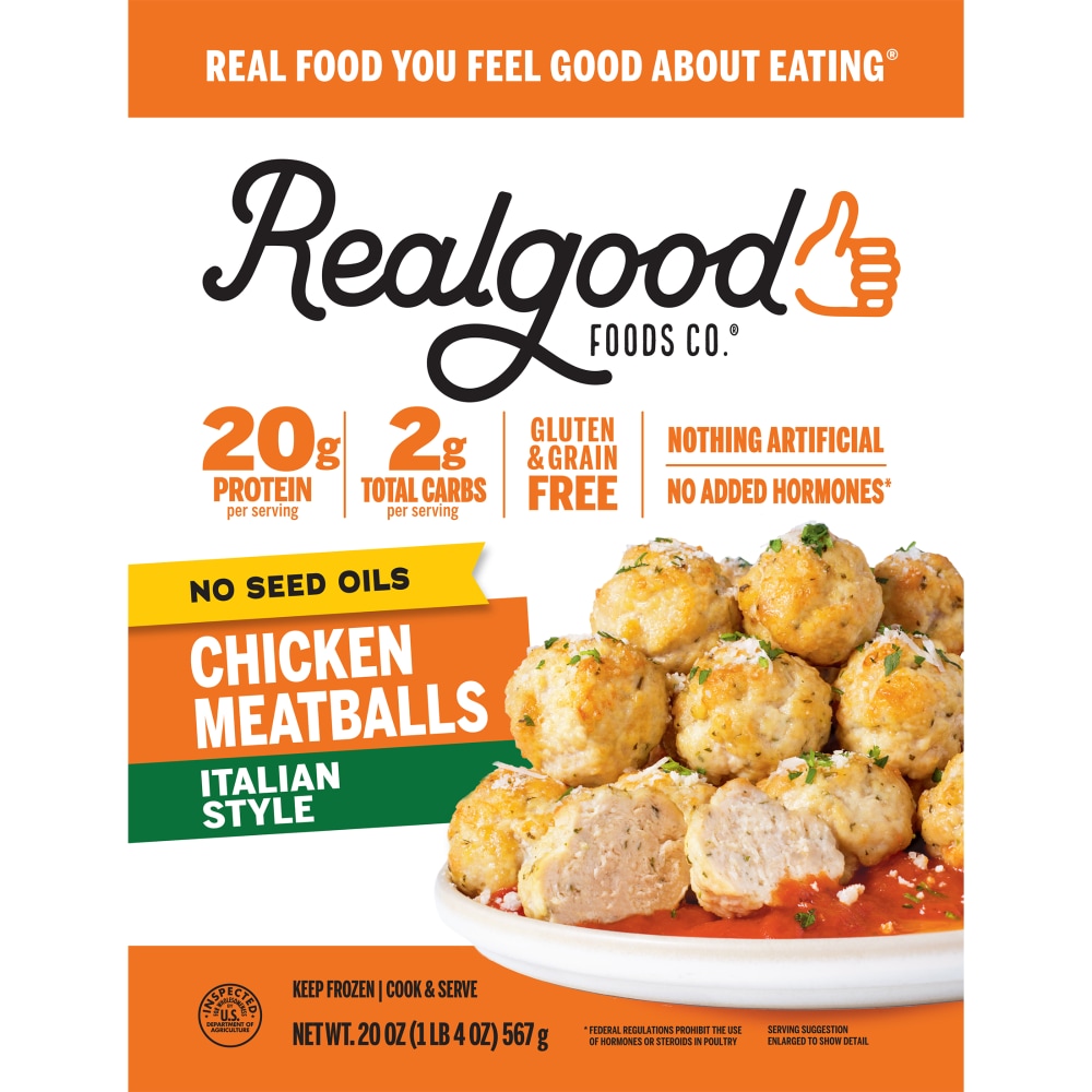 Realgood Foods Co.® Chicken Meatballs Italian Style