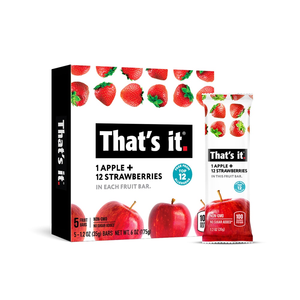 That’s It® Apple and Strawberry Fruit Bars