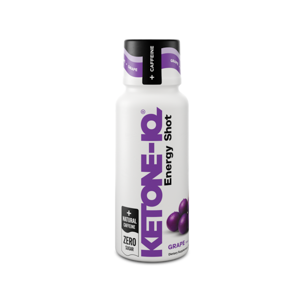 Ketone-IQ Grape Caffeine Energy Shot