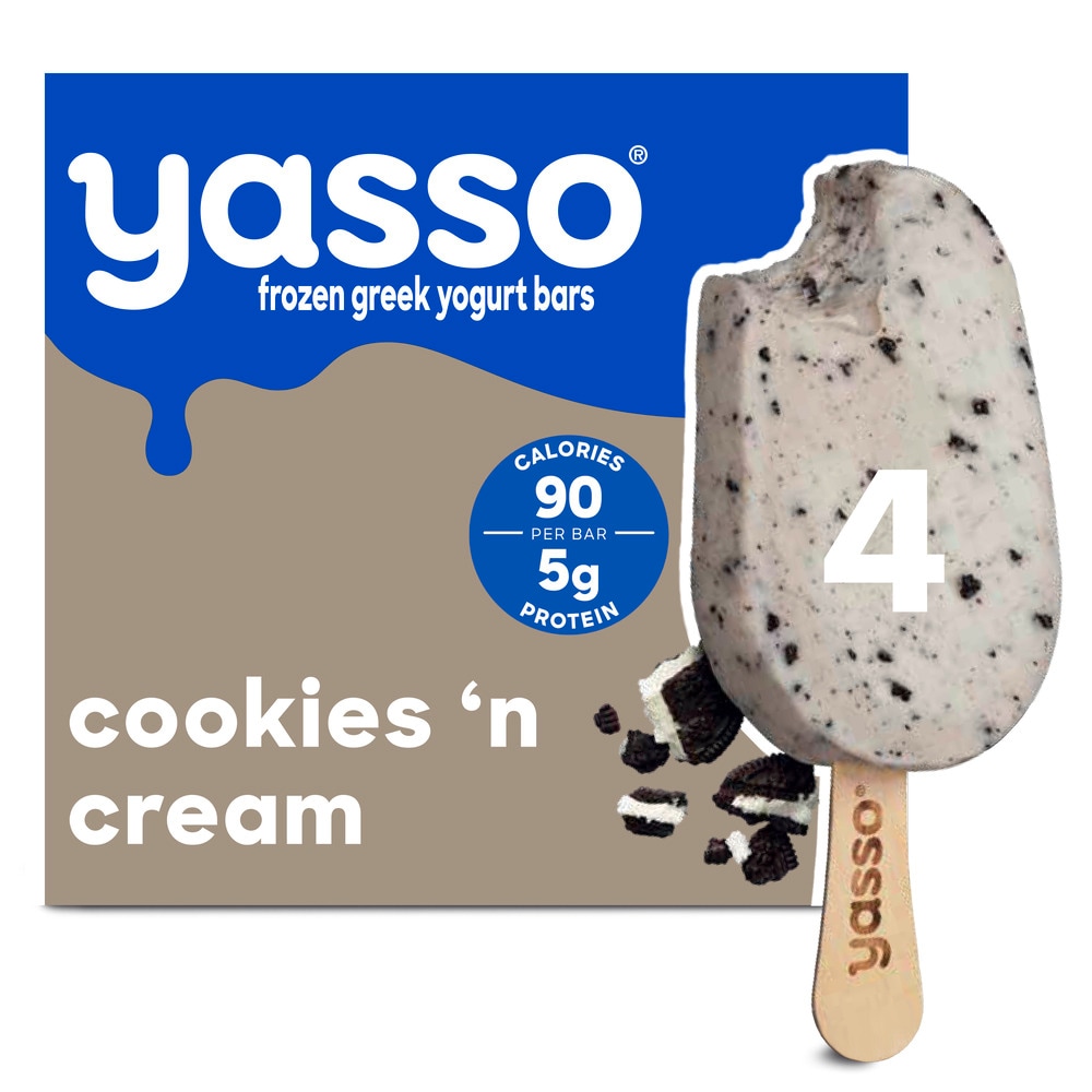 Yasso ® Cookies N Cream Greek Yogurt Bars