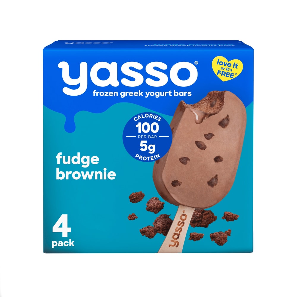 Yasso Frozen Greek Yogurt Bars Fudge Brownie Bars