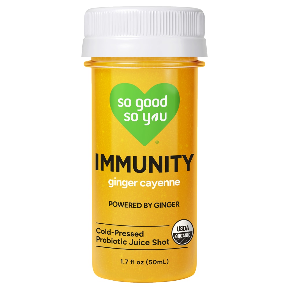 So Good So You® Immunity Ginger Cayenne Probiotic Wellness Shot