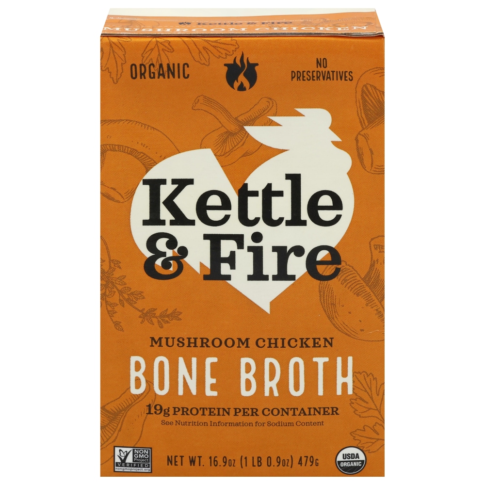 Kettle & Fire Mushroom Chicken Bone Broth