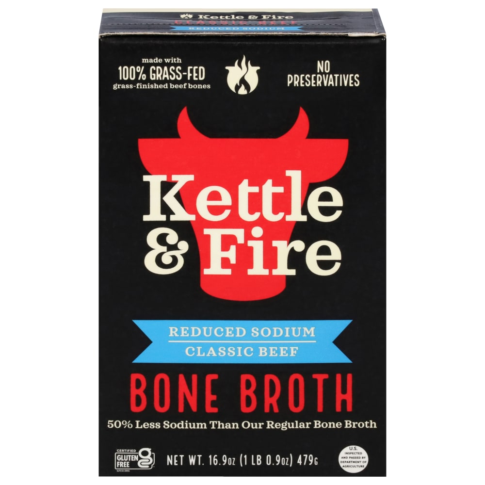 Kettle & Fire Reduced Sodium Beef Bone Broth