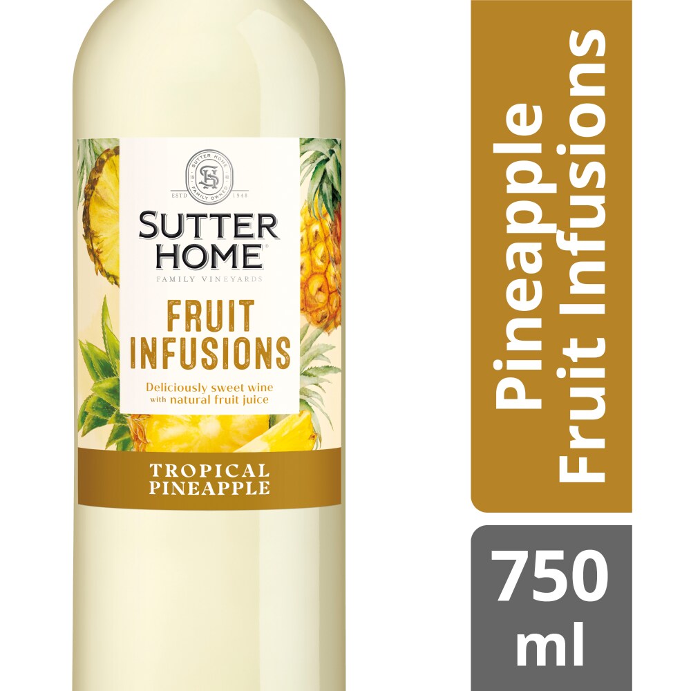 Sutter Home Fruit Infusions Tropical Pineapple California White Wine 750 ml