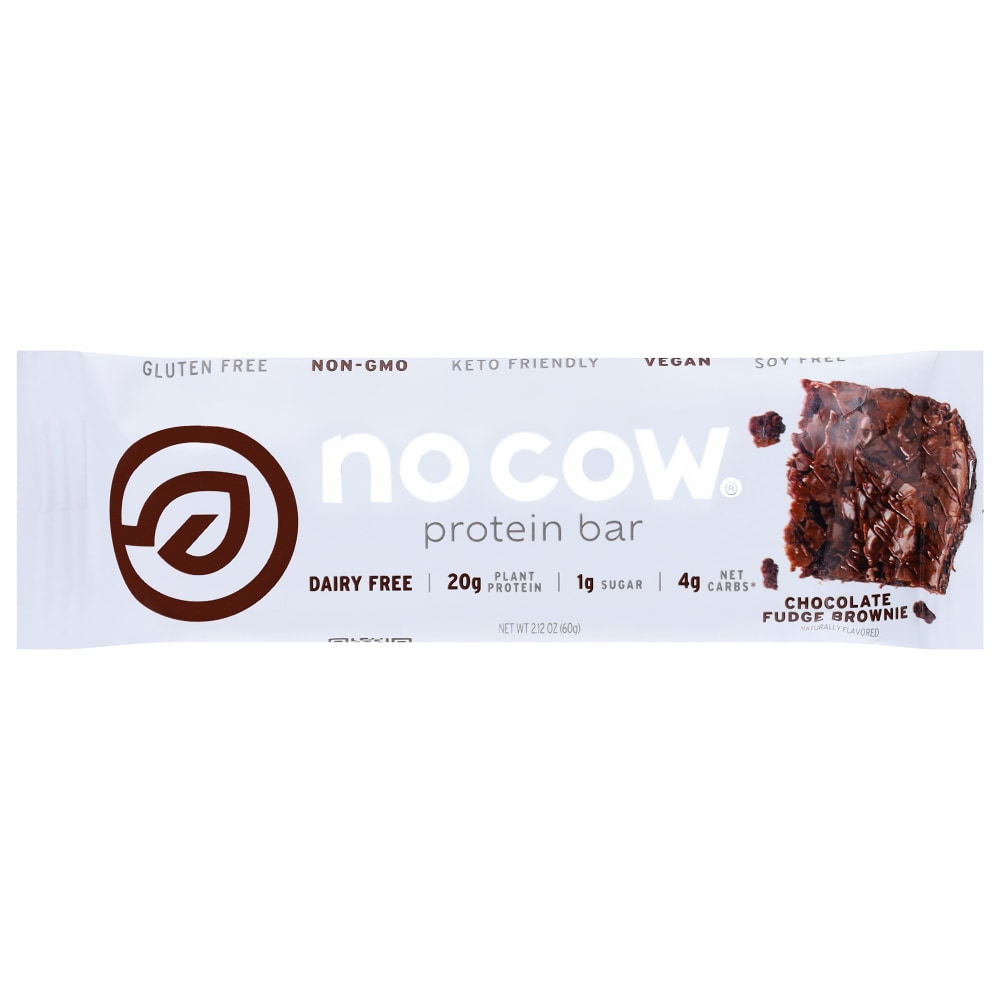 no cow® Chocolate Fudge Brownie Protein Bar