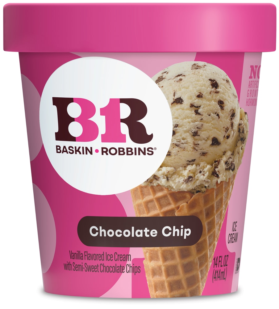 Baskin Robbins Chocolate Chip Ice Cream 14oz