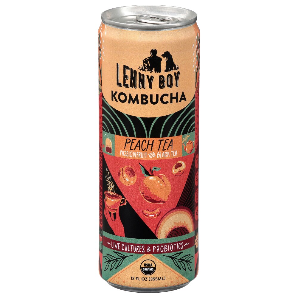 Lenny Boy Kombucha Peach Tea