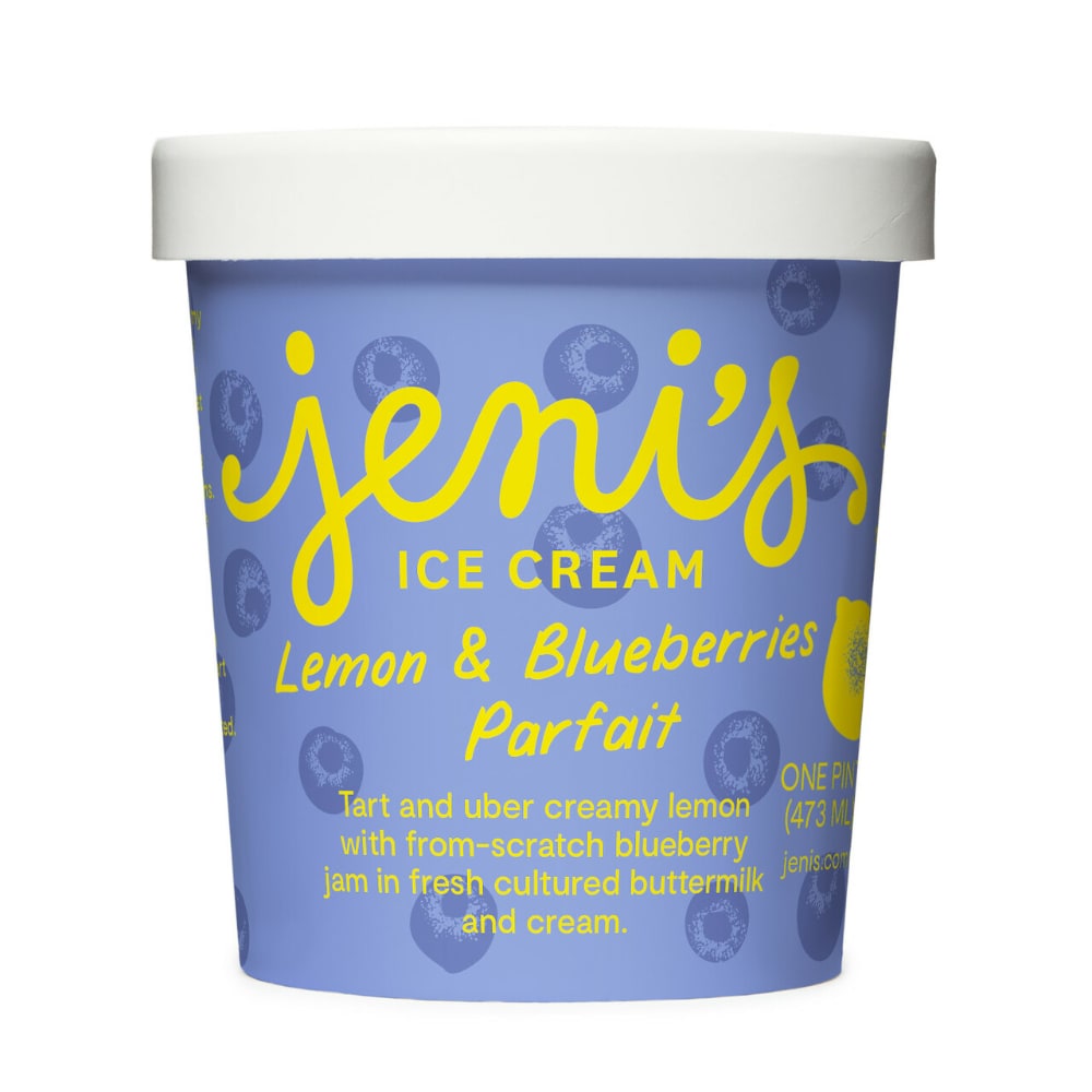 Jeni’s Lemon & Blueberry Parfait Ice Cream Pint