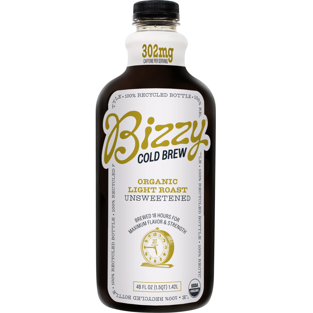 Bizzy Organic Cold Brew Coffee – Light Roast – RTD