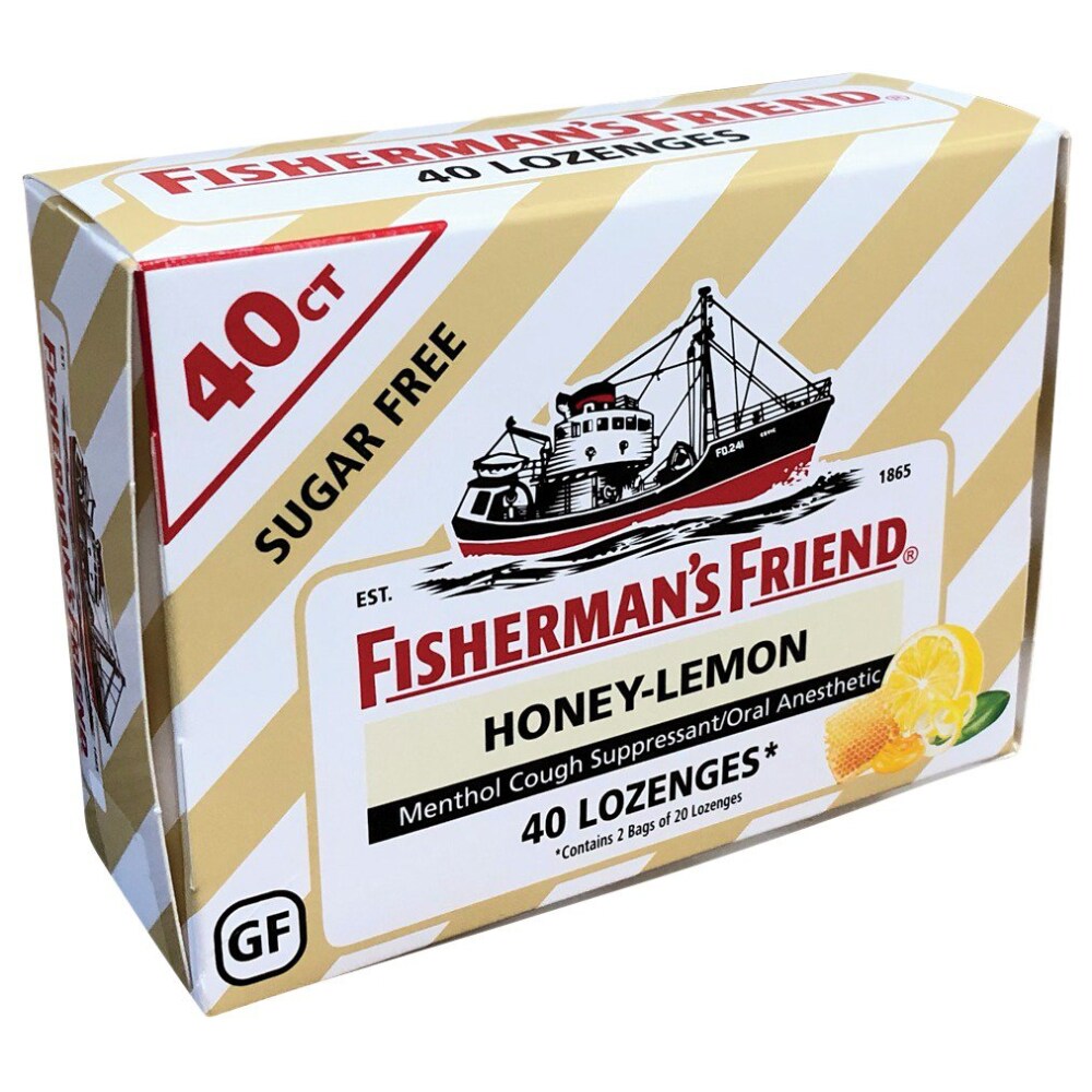 Fisherman’s Friend® Sugar-Free Honey-Lemon Menthol Cough & Sore Throat Relief Drops