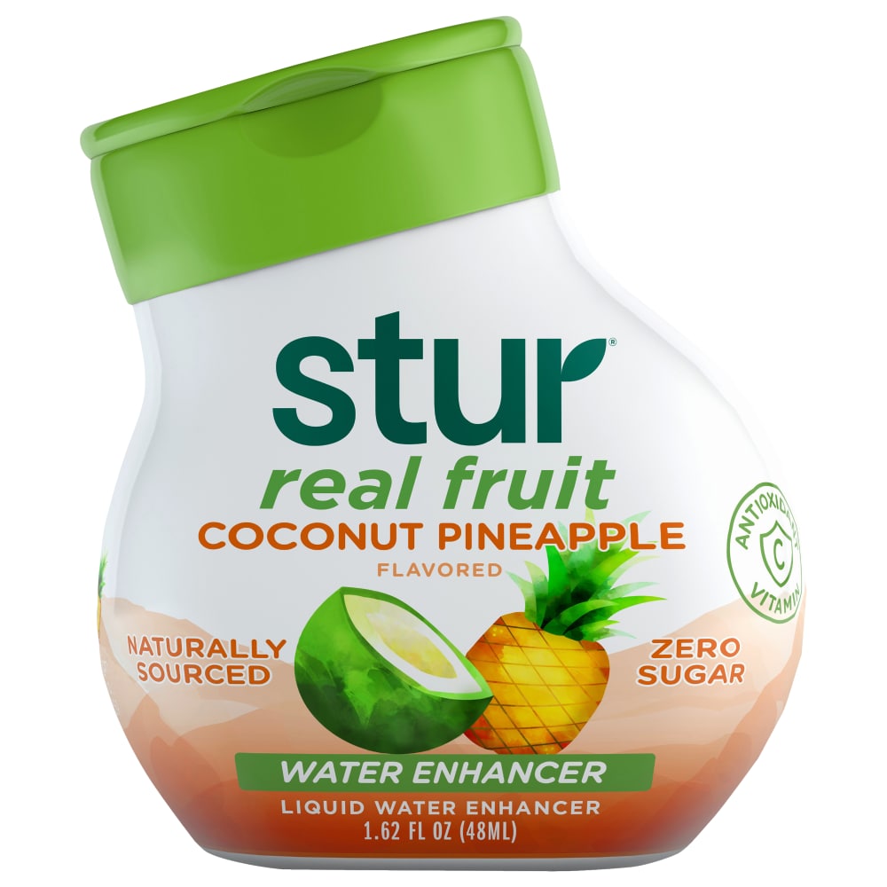 Stur® Real Fruit Zero Sugar Liquid Water Enhancer – Coconut Pineapple