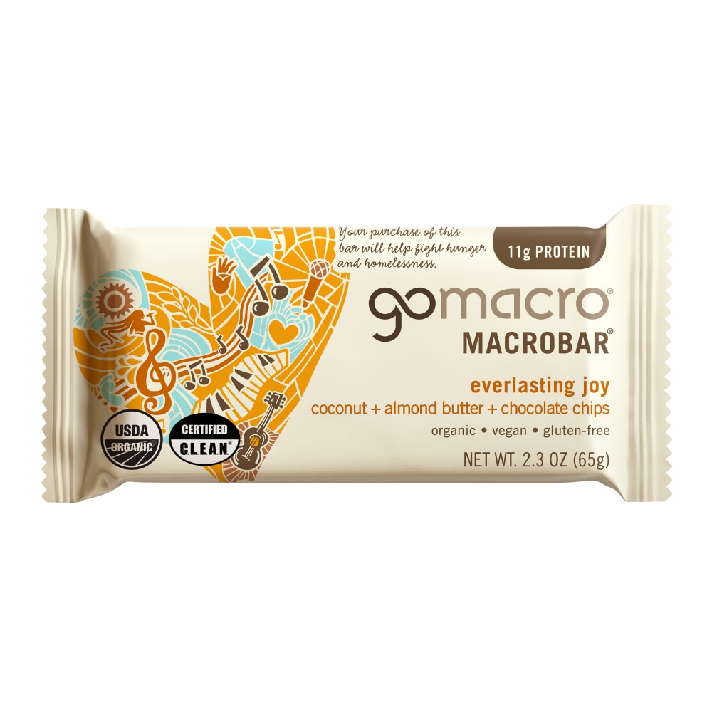 Coconut + Almond Butter + Chocolate Chips MacroBar