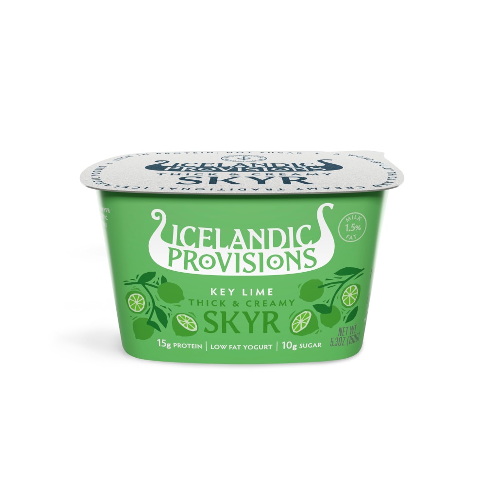 Icelandic Provisions Key Lime Skyr Yogurt Cup