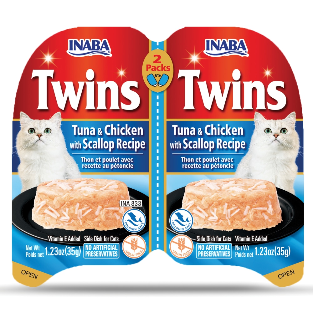 Inaba® Twins Cup Tuna & Chicken with Scallop Recipe