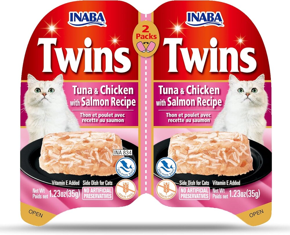 Inaba® Twins Cup Tuna & Chicken with Salmon Recipe
