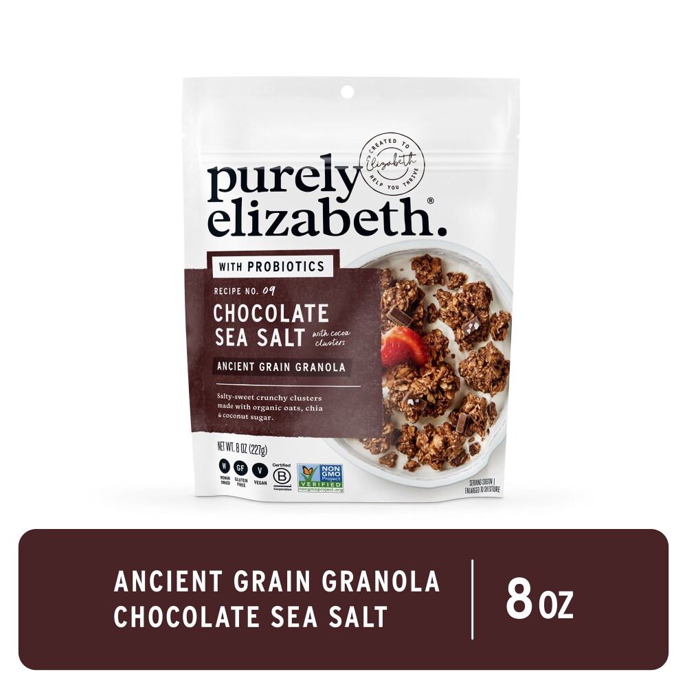 Purely Elizabeth Chocolate Sea Salt with Probiotics Granola