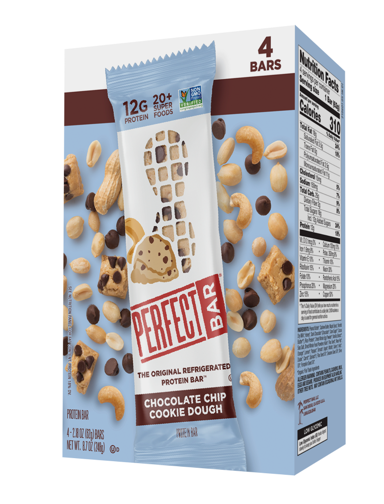 Perfect Bar® Chocolate Chip Cookie Dough Refrigerated Protein Bars